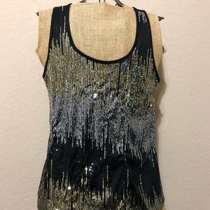 Woman’s sequin tank top